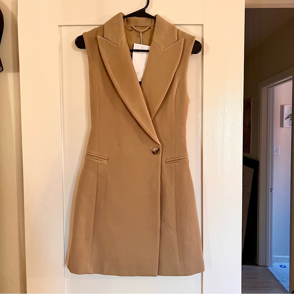 & Other Stories heavy blazer dress